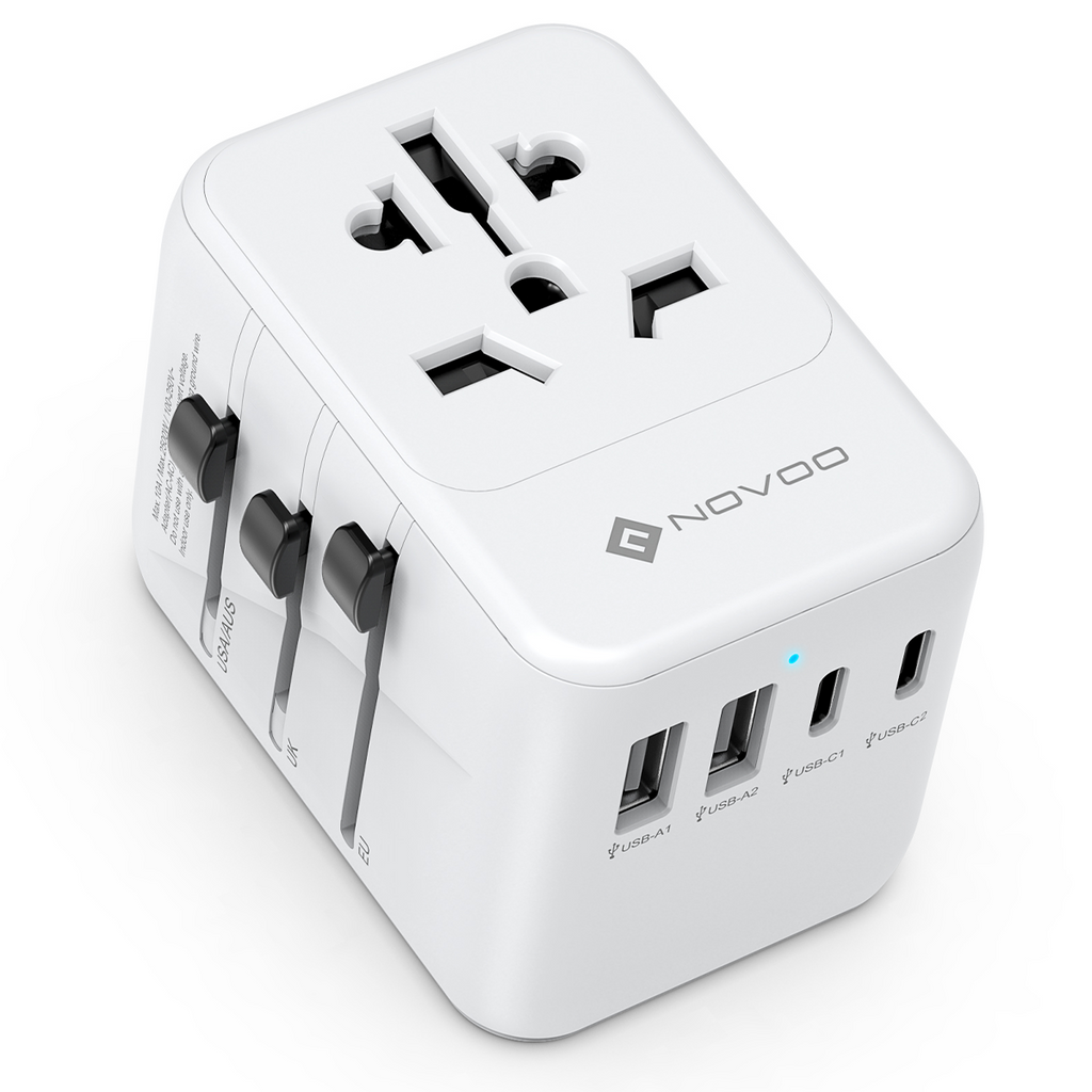 ✈️ NOVOO : L'Adaptateur Universel Indispensable pour vos Voyages !