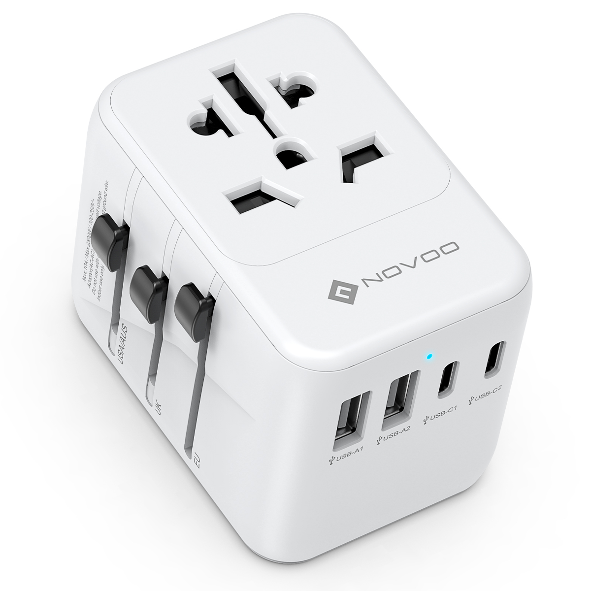 ✈️ NOVOO : L'Adaptateur Universel Indispensable pour vos Voyages !