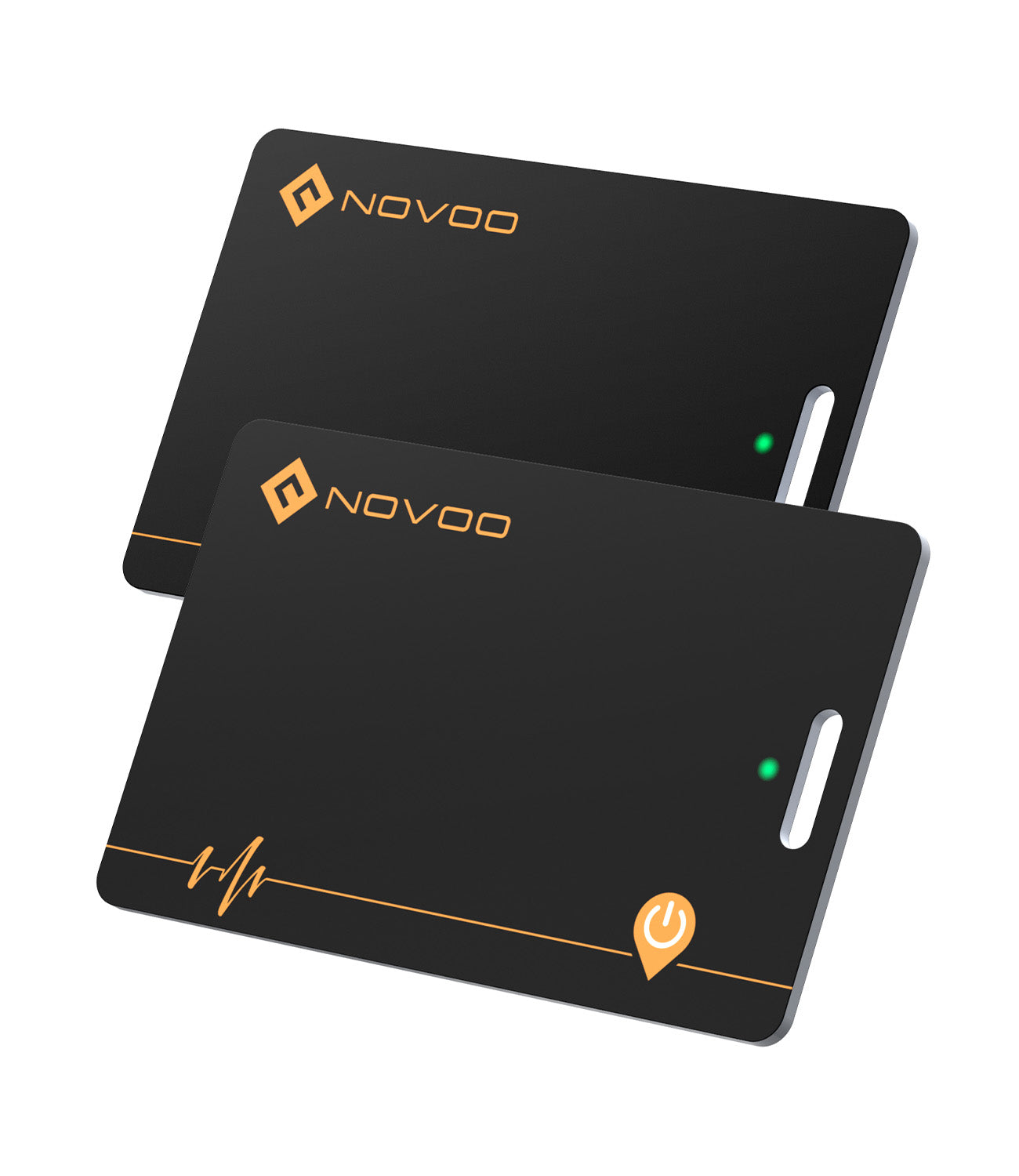 Carte Air Tag NOVOO — Traceur Bluetooth Rechargeable Sans Fil, Étanche IP68 pour Portefeuille & Bagages