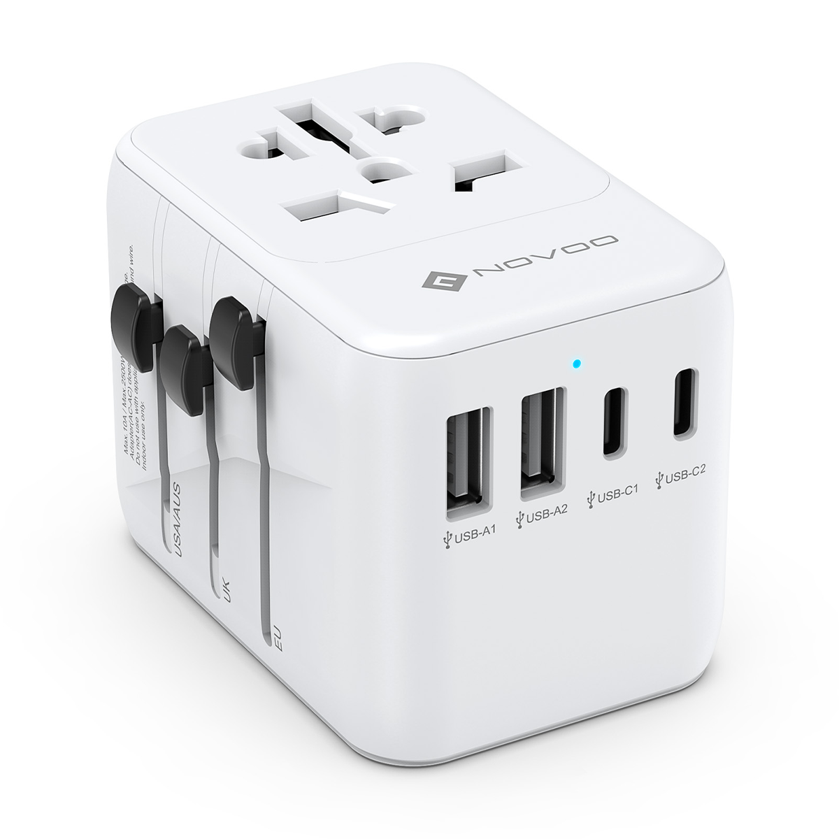 ✈️ NOVOO : L'Adaptateur Universel Indispensable pour vos Voyages !