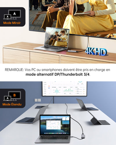 NOVOO 6 IN 1 TYPE C HUB ADAPTER DONGLE WITH 4K HDMI
